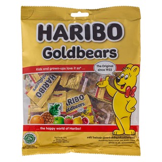 ฮาริโบ้กัมมี่กลิ่นผลไม้รวมรูปหมี 200กรัม Haribo Gummy Mixed Fruit Flavor Bear Shape 200g.