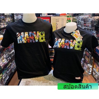 เสื้อยืดมาร์เวล Marvel MVH--BK