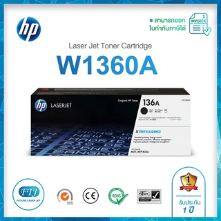 HP 136A (W1360A ) ของแท้จากศูนย์ 100% HP Toner Original สำหรับ M209DW / M233DW / M234D /M236D