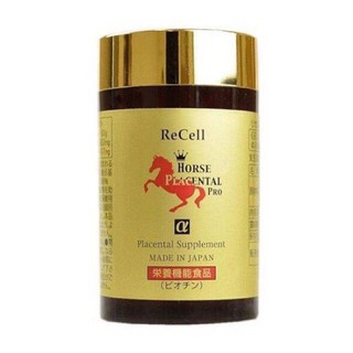 รกม้าแดง พลาเซนต้า 44,000 mg. Recell horse placenta 180 เม็ด