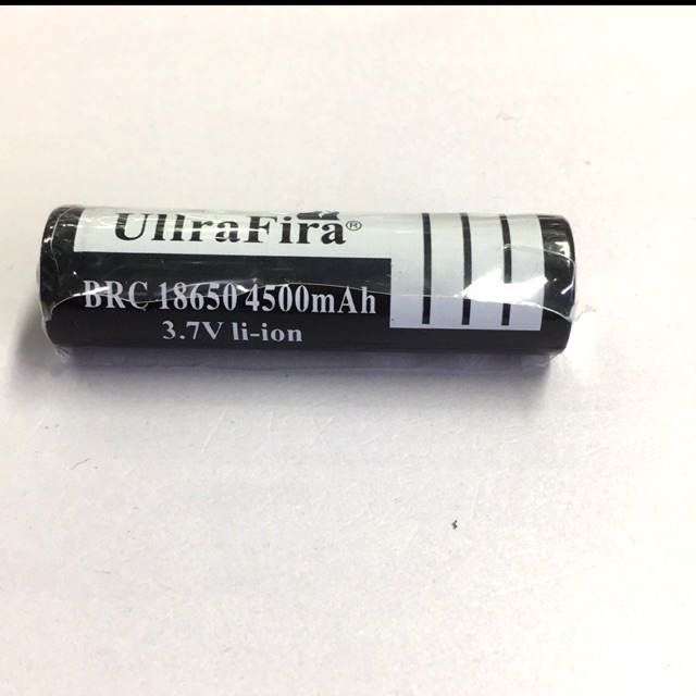 ถ่านชาร์จ18650/3.7V4500mAh( ก้อนเดี๋ยว)​