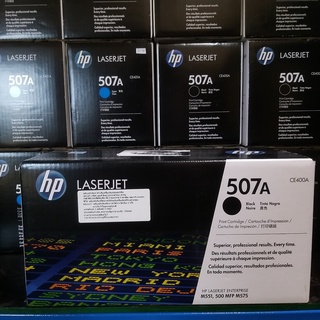 HP 507A CE400A Black ตลับหมึกโทนเนอร์ สีดำ ของแท้