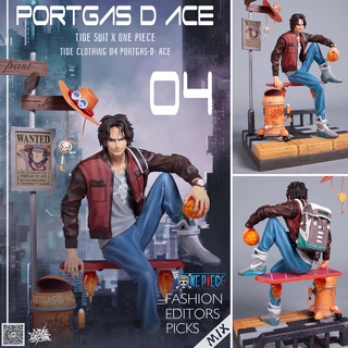 Figure ฟิกเกอร์ Mix Studio Resin Statue One Piece วันพีซ เต็มพิกัดสลัดจอมลุย Portgas D Ace พอร์ทกัส โปโตกัส ดี เอส 1/6