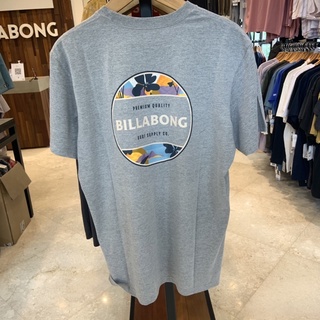 เสื้อยืด ลาย Billabong rotor สีเทา ของแท้ 100%