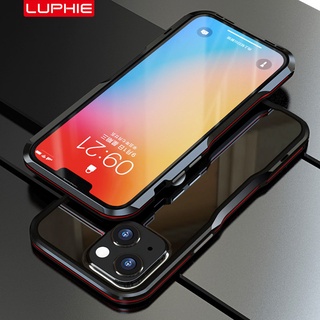 Luphie เคสโลหะอลูมิเนียมกันกระแทกสําหรับ IP 13 12 11 Pro Max Mini 7 8 Plus Xr X Xs Max