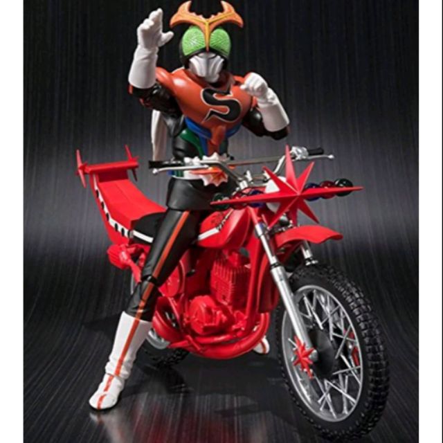 ของแท้ S.H.Figuarts  Rider Stronger & Kabutolaw สตองเกอร์ พร้อมรถ มอร์เตอร์ไซค์ ของใหม่ยังไม่แกะกล่อ