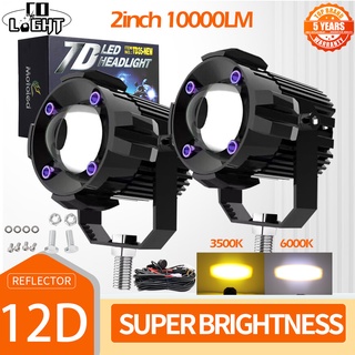 MGLLIGHT แถบไฟสปอตไลท์ LED 10000LM 12V 24V 3000K 6000K 4X4 ขนาด 2 นิ้ว สว่างมาก สําหรับรถยนต์ รถบรรทุก เรือ รถยนต์ SUV ATV