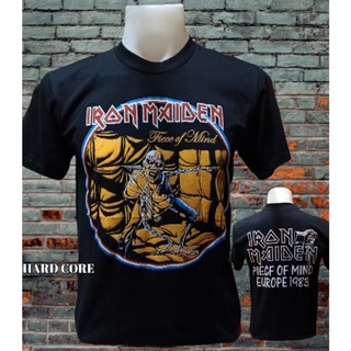 tshirtเสื้อยืดคอกลมฤดูร้อนเสื้อวง IRON MAIDEN วงร็อค ไม่มีตะเข็บข้าง คอฟิต ป้ายUS เสื้อร็อค เสื้อทัวร์ วงดนตรีร็อคต่างปร