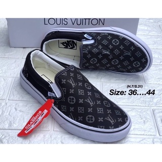 🛒Vans slip on LV/black พร้อมกล่อง🛍sz.36-44