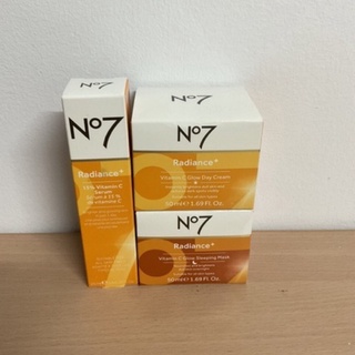 [20%OFF CODE:20DDXTRA911] ☀️ถูกที่สุด☀️ของแท้💯 No7 RADIANCE+15% VITAMIN C SERUM 25ML เซรั่ม No.7 วิตามินซี No.7 VitC Day