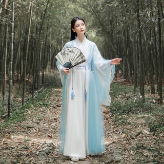 พร้อมส่ง ชุดจีนโบราณ Hanfu แบบดั้งเดิม