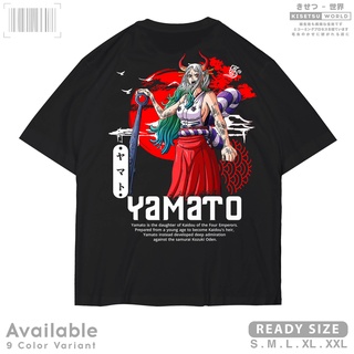 เสื้อยืดสีขาวเสื้อยืด ลายการ์ตูนอนิเมะ One Piece YAMATO ONI PRINCESS สไตล์ญี่ปุ่น x 9218S-4XL