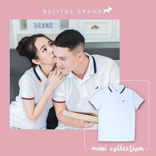 BULLTUS BRAND มีถึงอก 46” (เก็บเงินปลายทางได้) เสื้อโปโล สีขาว Mini Collection มี XXL