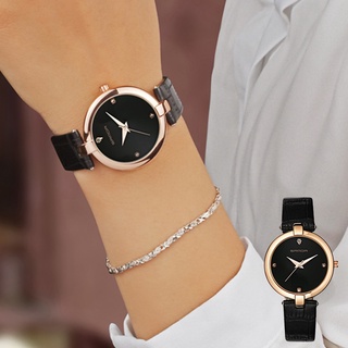 SANDA Fashion Golden Ladies Watch Women Leather Wrist Watches Diamond Gold Clock Saat Relogio Feminino bayan kol saati 1