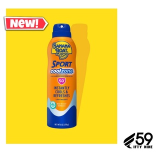 Banana Boat Sport Coolzone Spray SPF50+PA++++ // สเปรย์กันแดดสูตรเย็น