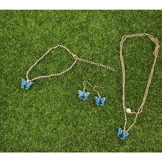 พร้อมส่ง ชุดเครื่องประดับผีเสื้อ ราคาเบาๆ