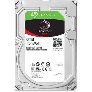 SEAGATE 6TB NAS IRONWOLF 5400RPM CACHE 256MB ST6000VN001 (Warranty 3Y)