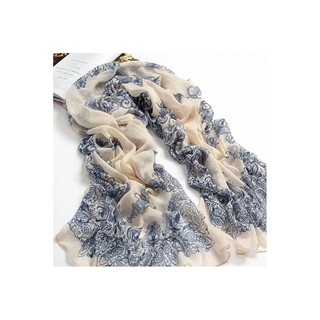 ผ้าพันคอ ผ้าคลุมไหล่ scarfchiffon-P07-pattern-design-BLUECREAM