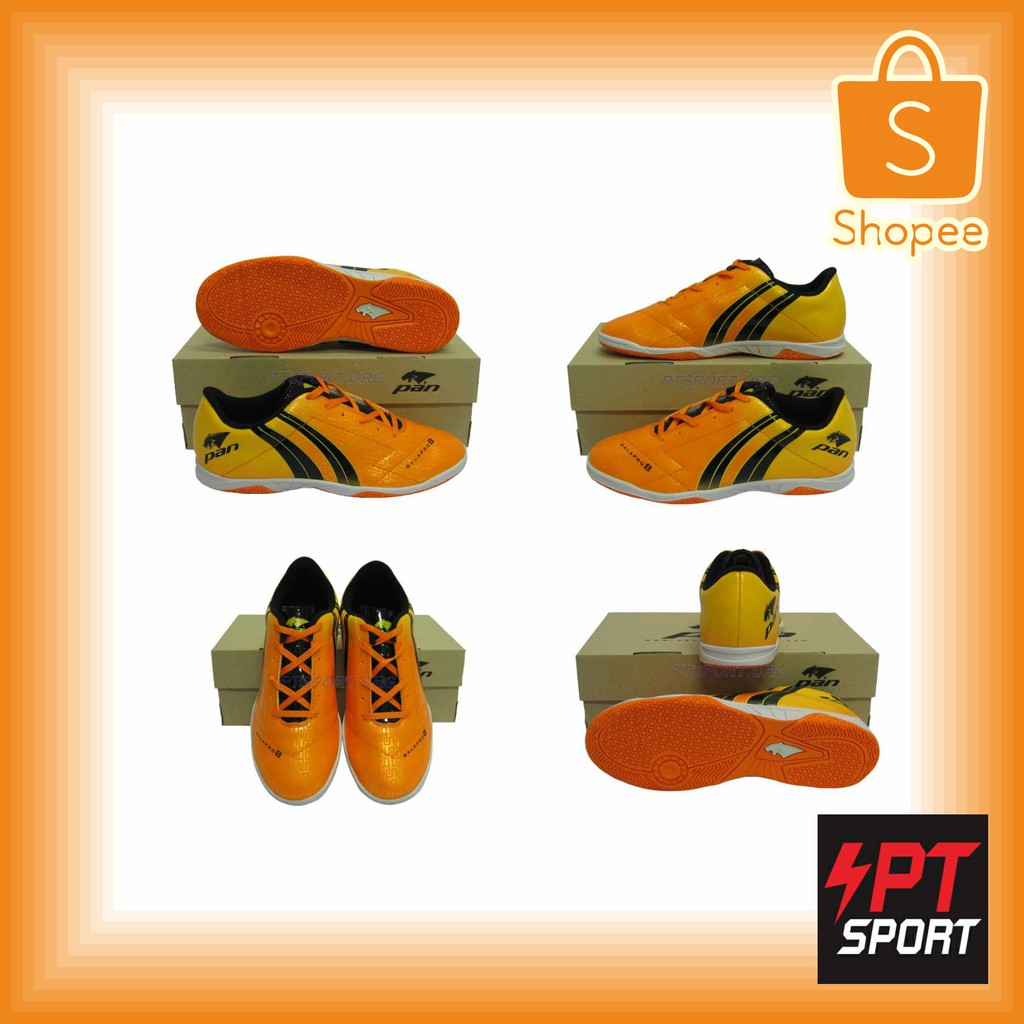 รองเท้ากีฬา รองเท้าฟุตซอล PAN PF-14X9 SALAPRO 8 ELVALOY ส้มเหลือง,OY