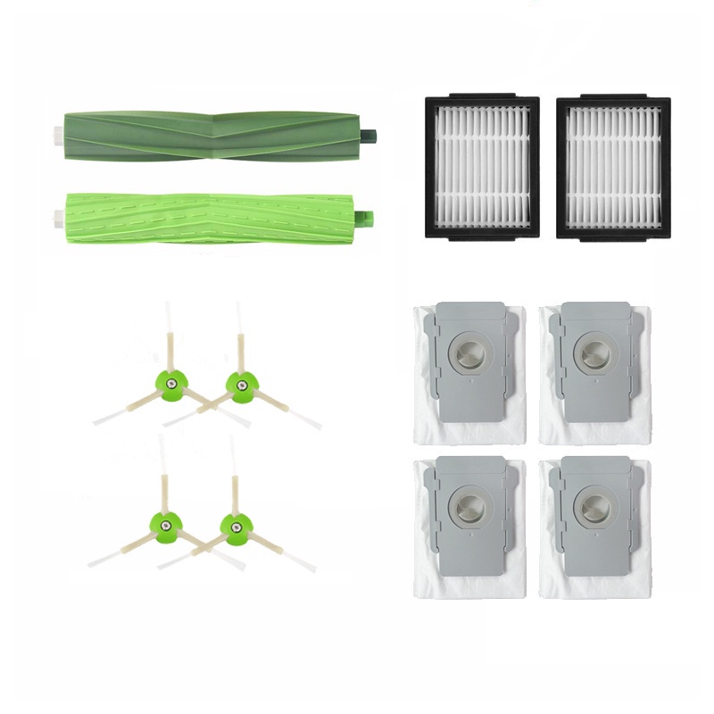 ชุดทดแทนสําหรับ i7 i7+E5 E6 E7 s9 s9+ J7+ i1+ i2+ i3+ i5+ i8+ เครื่องดูดฝุ่นแปรงกรอง Roller ถุงเก็บฝ
