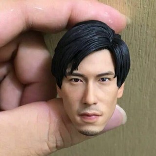 a 1/6 star male head sculpt royung หัวเจียร์สําหรับฟิกเกอร์ 12