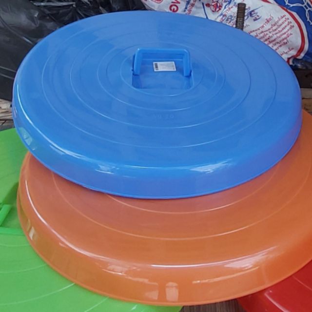 ฝาโอ่งพลาสติก หนา เหนียว คละสี