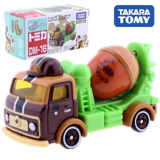 แท้ 100% จากญี่ปุ่น โมเดล ดิสนีย์ ชิปกับเดล Takara Tomy Disney Cars Chip &amp; Dale Tomica Motors DM-16 Casplus Chip &amp; Dale