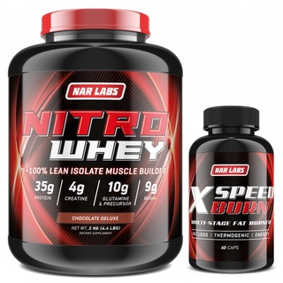 NAR LABS™ SET: NITRO 4.4LB WHEY FREE XSPEED 60 CAPS