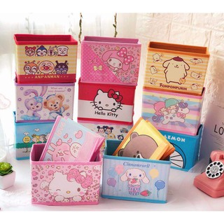 กล่องเก็บของอเนกประสงค์ ลายการ์ตูน Hello Kitty My Melody