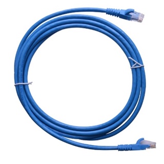 สายแลน สายพ่วง CAT 6 RJ45 LINK US-5103LZ-4 สีฟ้า ขนาด 3 เมตร