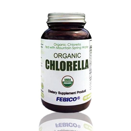 ☟💈คลอเรลล่า ออร์แกนิค ยี่ห้อ เฟบิโก้ - Organic Chlorella Febico (500มก. x 180เม็ด)