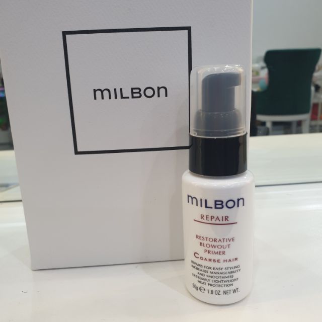 Milbon Blowout Primer Hair . 50g. lookathair ThaiPick