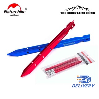 สมอบก คละสี Naturehike Tent Pegs 3-Side 4Pcs Large. 25 cm.