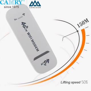 [พร้อมส่ง] CAMRY 4G LTE USB Modem Wifi Hotspot pocket wifi ตัวปล่อยสัญญาณไวไฟฮอตสปอต Pocket Wifi Aircard Wifi Modem 4G LTE 150 Mbps USB 4gwifi