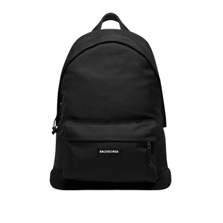 (MํY169) กระเป๋า บาเลนเซียก้า กระเป๋าแบรนด์เนมมือสอง New Balenciaga Explorer Backpack สี Black SHW-Moppet Brandname