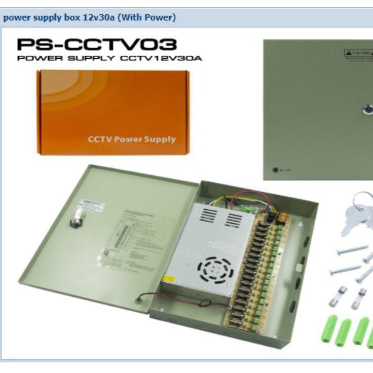 Power Supply cctv 12V 30A