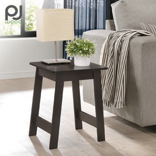 PJ Woodโต๊ะวางข้าง แบบเหลี่ยม Narrow Side Table Square Legs.