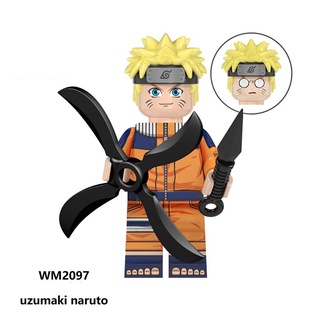 ฟิกเกอร์ตัวต่อ การ์ตูนนารูโตะ Uzumaki Narutoes Wind Escape Spiral Shuriken ขนาดเล็ก ของเล่นสําหรับเด็ก