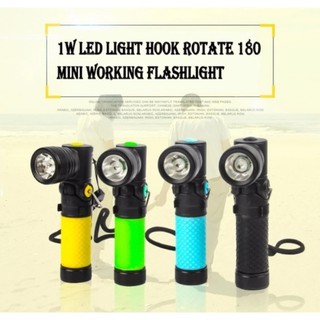 ไฟฉายจิ๋วแรงสูง LED mini  flashlight WK065 หมุนได้ 180องศา แถมถ่านชาร์จ ฐานเป็นแม่เหล็ก ใช้งานได้หลากหลาย