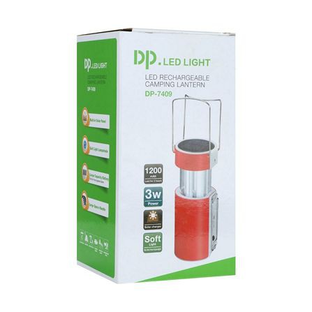 ไฟฉาย LED 3in1 DP.LED LIGHT ตะเกียงอเนกประสงค์ แบบชาร์จได้ DP-7409 5W 800mAh