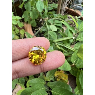 CZ round Yellow color15mm