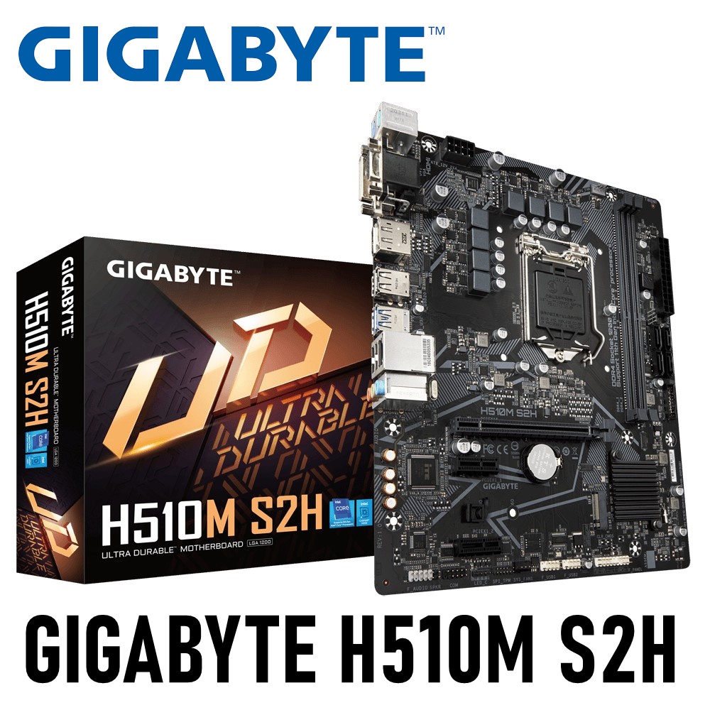 MAINBOARD (เมนบอร์ด) 1200 GIGABYTE H510M S2H Warranty 3 - Y
