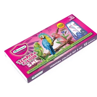 Master Art สีน้ำ สีน้ำเทมพาร่า 5 มล. 12 สี จำนวน 1 กล่อง