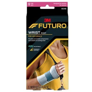 Futuro For Her Wrist Support  ฟูทูโร่ อุปกรณ์พยุงข้อมือเสริมแถบเหล็ก ข้างซ้ายหรือข้างขวา 1ชื้น