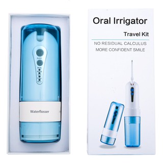 BFS Cordless Water Flosser ไหมขัดฟันพลังน้ำ Oral Irrigator ตัวเลือกแทนไหมขัดฟัน Water Pik Travel Kit รับประกันสินค้า 1ปี