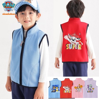 Paw Patrol เสื้อกั๊กขนแกะขั้วโลก แฟชั่นฤดูใบไม้ผลิ และฤดูหนาว สําหรับเด็กผู้ชาย 2022