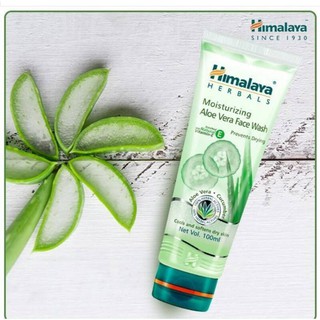 Himalaya Moist Aloe Vera Face Wash 100ml.