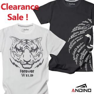 Clearance Sale! มี 3 สี เสื้อยืดคอกลมแขนสั้น ผ้าฝ้าย เสื้อยืดลาย เสื้อยืดผู้ชาย