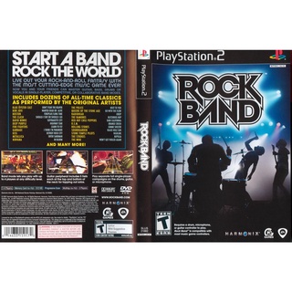 แผ่นเกมส์ PS2 Guita Hero Rock Band   คุณภาพ ส่งไว (DVD)