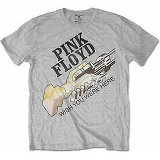 เสื้อยืดวงดนตรีเสื้อยืดโอเวอร์ไซส์Pink Floyd Wywh Robot Shake เสื้อยืดแขนสั้น คุณภาพสูงS-3XLall size